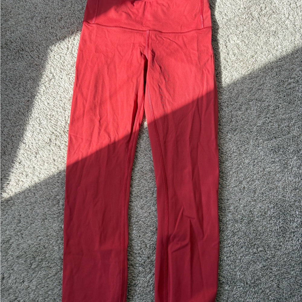 Women's Red Leggings